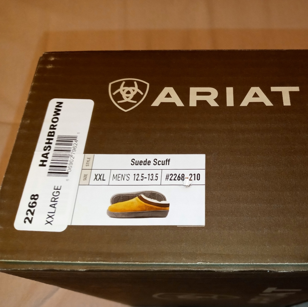 12.5-13.5 Ariat Suede Slip ons